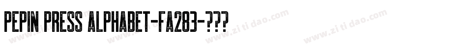 Pepin Press Alphabet-FA283字体转换